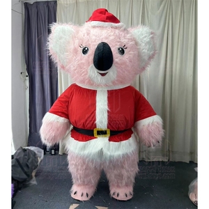 Offre Spéciale CE spectacle de fête de noël adulte gonflable père noël Koala ours en peluche bonhomme de neige <span class=keywords><strong>renne</strong></span> mascotte Costume à vendre - Product Image 2