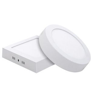 <span class=keywords><strong>Panel</strong></span> cuadrado redondo de alta calidad 18W <span class=keywords><strong>Panel</strong></span> de luz <span class=keywords><strong>LED</strong></span> montado en <span class=keywords><strong>superficie</strong></span> de techo delgado para oficina en casa - Product Image 1