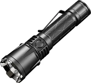 Klarus XT21X Pro 4400 Lumens Rechargeable Flashlight Advanced Tactical Flashlight Beam Reach 336m 5000mAh Battery Super Bundle