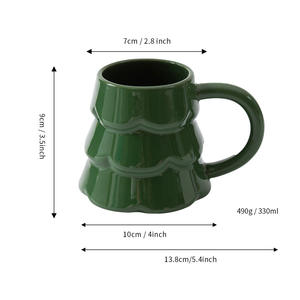 Custom Made <b>Christmas</b> Ceramic <b>Mugs</b> With Handle For Holiday Gift And Home Use - Product Image 3