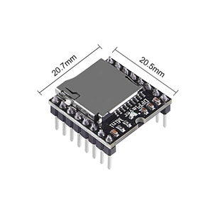 Cho MP3 Máy Nghe Nhạc Mini MP3 Máy Nghe Nhạc Âm Thanh Bằng Giọng Nói Mô-đun TF Thẻ U Ban Đĩa Cho Dfplayer Âm Thanh Bằng Giọng Nói Âm Nhạc Mô-đun - Product Image 4