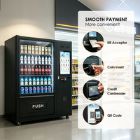 Fábrica de Máquinas Expendedoras Comerciales de Alimentos y Bebidas con Opciones de Pago en Efectivo, Tarjeta de Crédito y Pago Móvil