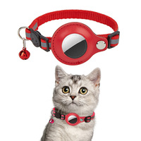 GMTPET Factory OEM Airtag réfléchissant anti-perte, cloche solide, mode écologique, polyester, localisateur GPS, petite race d'animaux de compagnie