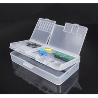 Boîte de rangement pour composants électroniques OSS Team W203, écran LCD multifonction, pièces IC, vis, accessoires, organisateur de téléphone, conteneur pour puces