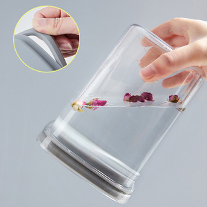 Contenedores de almacenamiento de alimentos para perros apilables con tapas, latas selladas de plástico, tarros de despensa herméticos para conservación de arroz y cereales - Product Image 4