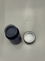 Flacon de complément alimentaire en acrylique à double paroi de luxe, conteneur en acrylique épais pour capsules de NMN, impression personnalisée OEM ODM