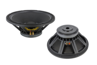 Haut-parleur stéréo de 15 pouces, bobine vocale de 3 pouces, 8 ohms, puissance de sortie de 600 W pour des soirées sonores dynamiques, karaoké, événements
