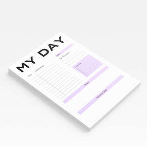 Bloc de notas de Planificador de tareas semanal Premium personalizado de 50 hojas, lista de tareas y lista de verificación de regalos con impresión de logotipo corporativo - Product Image 4