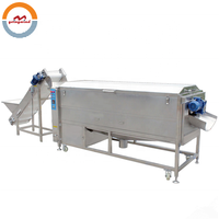 Machine automatique de lavage et d'épluchage de pommes de terre industrielle à bon prix équipement de nettoyage de brosse de pommes de terre entièrement automatique à vendre