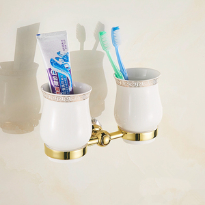 <span class=keywords><strong>Set</strong></span> di portasciugamani da <span class=keywords><strong>bagno</strong></span> in oro con doppio carrello da <span class=keywords><strong>bagno</strong></span> - Product Image 6