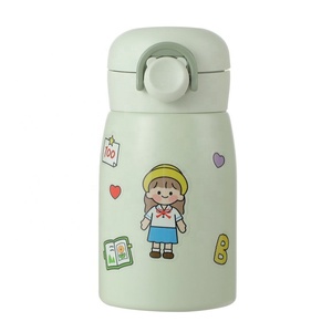 ขวดน้ำ Thermos Cup สำหรับเด็ก,เหยือกใส่น้ำสำหรับวันคริสต์มาสแบบระเหิดขวดน้ำน่ารักสำหรับเด็กผู้หญิงพร้อมสติกเกอร์ - Product Image 3