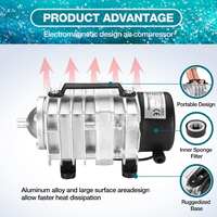 Hairuia — compresseur d'air pour Aquarium 220v, accessoires 70l/MIN, pompe électromagnétique, accessoire aérateur pour Aquarium animaux de compagnie