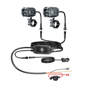 Kewig IP68 Su Geçirmez İki Tonlu <span class=keywords><strong>Led</strong></span> Motosiklet Spot Işıkları DC12-16V 60W 6000LM CNC Alüminyum Alaşımlı Taban Motosiklet Spot Işıkları - Product Image 2