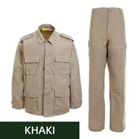 Ensemble uniforme tactique personnalisé respirant en tissu Rip-Stop durable, conçu par le gouvernement jordanien, veste et pantalon à motif rayé