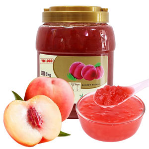 Confiture de pêche au miel de qualité supérieure, ingrédients pour bubble tea, sucre en bouteille 3 kg, prix de gros d'usine - Product Image 3