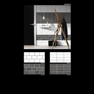 3d design decorative <b>poster</b> look glossy glazed ceramic wall tiles 30x60cm - Product Image 3