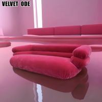 Ensemble de canapés sectionnels modernes Velvet Ode-Matériaux personnalisables Design écologique et durable