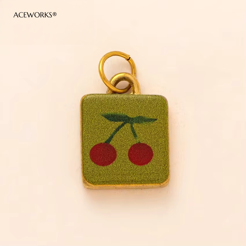 Green Cherry Pendant