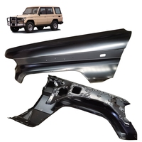 Kit de arco de rueda de acero de salida de fábrica Fender delantero Flare para To-yota Land Cruisre LC77 RJ77