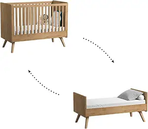 Детская деревянная односпальная кровать