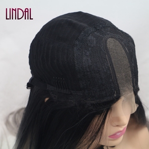 Parrucche Lace Front con Onde Naturali per Donne di Colore, <span class=keywords><strong>Parrucca</strong></span> <span class=keywords><strong>Lunga</strong></span> Senza Colla con Attaccatura Naturale Pre-Pizzicata e Baby Hair - Product Image 6