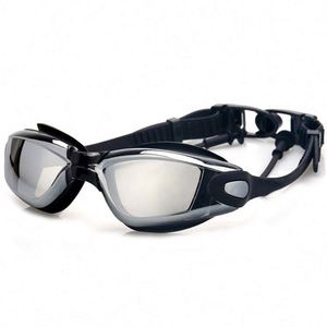 Lunettes de natation anti-buée imperméables en silicone pour hommes, femmes et enfants, avec lentilles en polycarbonate, universelles, marque Mairun, modèle USA 823 - Product Image 2