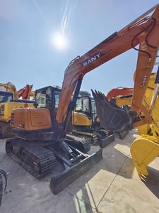 รถขุดตีนตะขาบ Sany SY55C-9 มือสอง สภาพการทำงานดีเยี่ยม เครื่องยนต์ Isuzu บุ้งกี๋ขนาด 0.23 ลูกบาศก์เมตร น้ำหนัก 5.5 ตัน ปั๊ม PLC พร้อมลูกปืน - Product Image 2