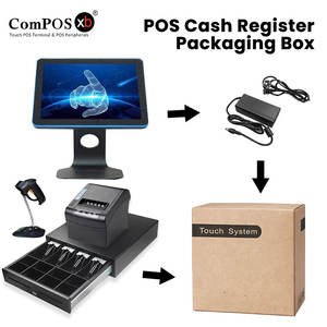 Máquina de Facturación <span class=keywords><strong>para</strong></span> Supermercado / Caja Registradora, Máquina POS Inteligente con Pantalla Táctil, Sistema POS <span class=keywords><strong>para</strong></span> Restaurante - Product Image 4