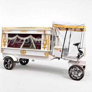 Cercueil de Luxe Personnalisé en Acier, Traîné par des Chevaux et Électrique, Chariot Funéraire, Véhicule de Cercueil, Vente Directe d'Usine - Product Image 1
