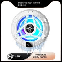 Ventilateur de refroidissement mobile pour téléphone, radiateur magnétique à semi-conducteurs, charge sans fil, radiateur de téléphone portable pour écran numérique