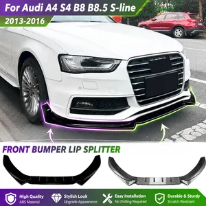 สำหรับ B8 B8.5 S-line ปี 2013 2014 2015 2016 ชุดแต่งกันชนหน้ารถยนต์ ดิฟฟิวเซอร์ลิปหน้า ชุดแต่งกันชนหน้า ชุดแต่งตัวถังรถยนต์ - Product Image 1