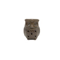 Brûleur d'encens chinois en céramique écologique en forme de hibou Scent-Sational avec veilleuse et diffuseur de parfum toutes saisons