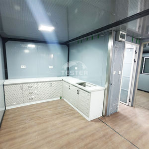 ตู้คอนเทนเนอร์เหล็กขนาด20ฟุต40ฟุตสำหรับครอบครัวบ้านสองห้องนอนบ้าน - Product Image 6