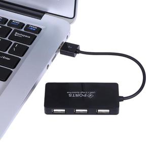USB 2.0 <strong>Hub</strong> 4 Ports USB <strong>Interface</strong> Docking Station USB Splitter High-speed <strong>Data</strong> signal Transmission Support Windows XP/Vista - Product Image 3