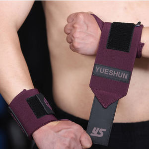 Logo kustom Angkat Berat Gym bungkusan pergelangan tangan latihan kebugaran elastis pelindung pergelangan tangan angkat beban - Product Image 2