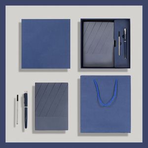 Libretas Ejecutivas de Cuero de Lujo Premium con Logotipo Personalizado al por Mayor, con Caja de Regalo para Reuniones de Negocios y Uso en la Oficina - Product Image 4
