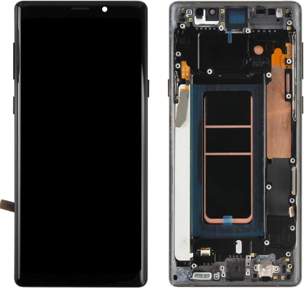 For Samsung Note 9 With Frame Lcd Display Screen Assembly OEM Replacement 1 Year Warranty
