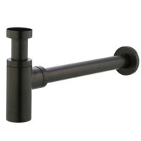 Piège à bouteille en Zinc avec Tube d'extension Extra Long rond décoratif P Trap 1 1/4 tuyau de vidange de plomberie à odeur