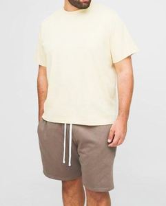 Charcoal Plus Regular Man OFCL Embroidered <b>T</b>-Shirt & RelaxedJersey Short Set Blank Summer <b>Track</b> Suit - Product Image 1
