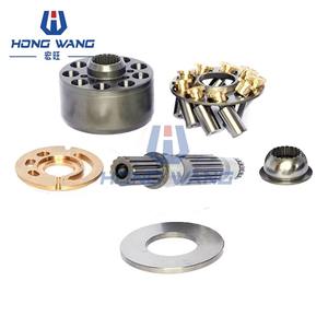 Kit de réparation de pompe hydraulique principale : Bloc-cylindres, entretoise de retenue, plaque de retenue de sabot de piston, plateau oscillant pour (KAWASAKI) NX15 - Product Image 1