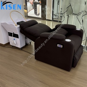 KISEN Offre Spéciale Chaise de Lavage Électrique Portable pour Salon de Coiffure, Sans Tuyau, avec Massage Réglable et Fonction Spa Capillaire - Product Image 5