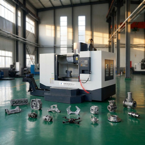 Centre d'usinage vertical CNC VMC1580 Shandong BT50 haute performance pour taraudage, perçage et fraisage automatique simple - Product Image 1