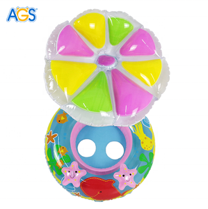 Asiento De Seta Paraguas de bebé Anillo de natación Barco de dibujos animados Juguetes de agua inflables Anillo de natación <span class=keywords><strong>para</strong></span> niños <span class=keywords><strong>Flotador</strong></span> Lindo anillo infantil <span class=keywords><strong>para</strong></span> bebé - Product Image 4