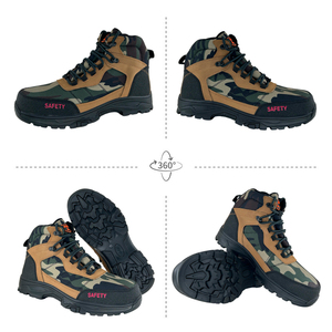 Botas de Senderismo Unisex Multiusos con Puntera de Acero y Entresuela de Placa de Acero, con Empeine de Gamuza y Malla, Grado <span class=keywords><strong>AUS</strong></span>/NZ, Precio de Fábrica Australia - Product Image 2