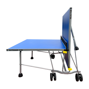 Mesa <span class=keywords><strong>de</strong></span> <span class=keywords><strong>Ping</strong></span> <span class=keywords><strong>Pong</strong></span> Plegable para Exteriores KJ con Ruedas <span class=keywords><strong>de</strong></span> 100 mm, Resistente a la Intemperie y a los Rayos UV, Mesa <span class=keywords><strong>de</strong></span> Competición Estándar para Uso Público y Doméstico - Product Image 1