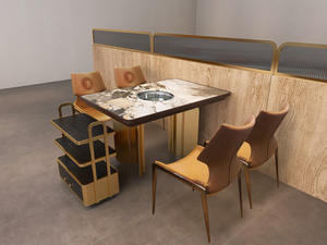 Nouvelle version 2023 Table à manger de Style époustouflant <span class=keywords><strong>pour</strong></span> cuisinière infrarouge Table de cuisson à <span class=keywords><strong>Induction</strong></span> - Product Image 3