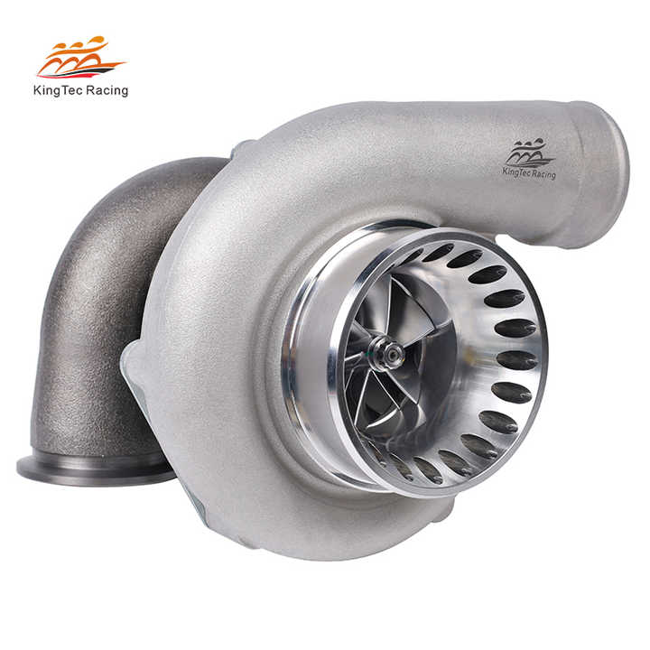 6766 Upgrade Turbo 6+6 Blade Billet Wheel Ar .82 Dual Vband PTE6766 ...