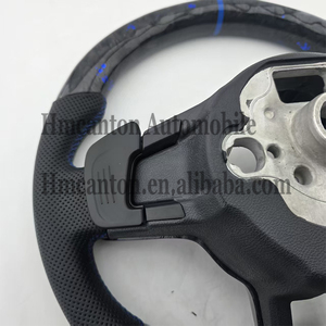 Volante in Fibra di Carbonio Forgiata e Pelle Traforata per Volkswagen <span class=keywords><strong>Golf</strong></span> 7, Prodotti all'Ingrosso - Product Image 4