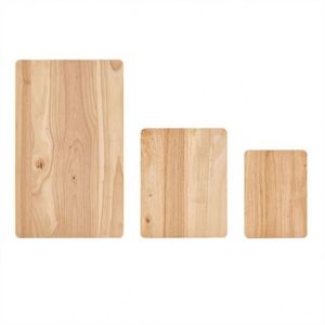 <span class=keywords><strong>Planche</strong></span> à découper en bois support bambou pain tranchage pliable élégant planches coin en bois naturel carré fromage 8.5X6 géant - Product Image 2