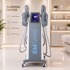 4 Handles EMS RF Standing Body Sculpt <b>Machine</b> Pelvic Floor Muscle Stimulator Slimming Fat High Intensity - Product Image 1
